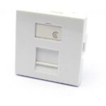 Excel Networking Solutions - Plastron plat pour noyau keystone