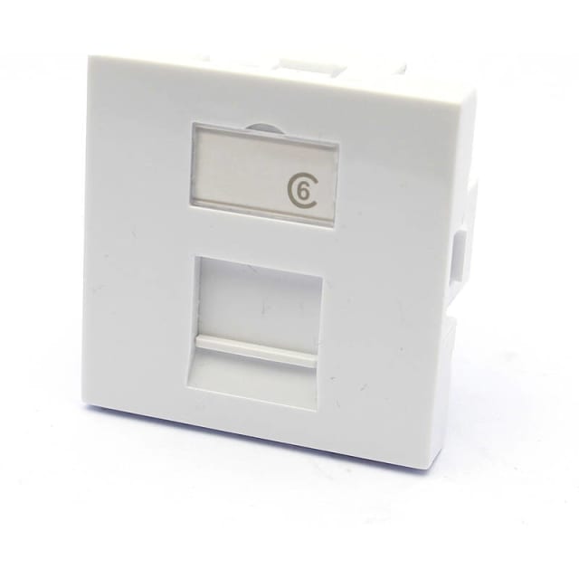 Excel Networking Solutions - Plastron plat pour noyau keystone Excel Networking Solutions - Plastron plat pour noyau keystone