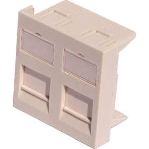 Excel Networking Solutions - Plastron plat pour noyau keystone