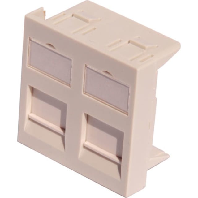 Excel Networking Solutions - Plastron plat pour noyau keystone Excel Networking Solutions - Plastron plat pour noyau keystone