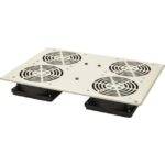 Excel Networking Solutions - Plateau de ventilation 4 ventilateurs pour toit de baie - Blanc gris - 542-044-GE