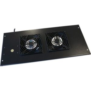Excel Networking Solutions - Plateau de ventilation (R.-U.) 2 ventilateurs pour toit de coffret - Noir - 540-302-BK