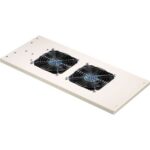 Excel Networking Solutions - Plateau de ventilation (Schuko) 2 ventilateurs pour toit de coffret - Noir - 540-302-BK-SCHUKO