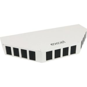 Excel Networking Solutions - Point de consolidation version courte 12 voies - gris blanc - 350-644