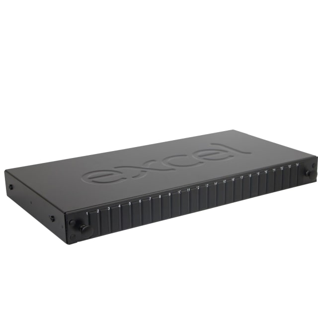 Excel Networking Solutions - Tiroir Fibres Optiques SC Duplex/LC Quad 24 Prises - Vide - 200-951 Excel Networking Solutions - Tiroir Fibres Optiques SC Duplex/LC Quad 24 Prises - Vide - 200-951