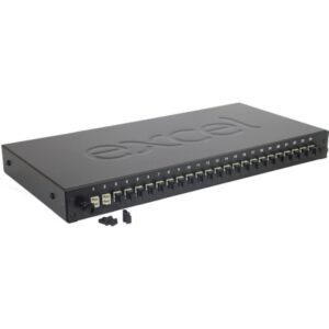 Excel Networking Solutions - Tiroir optique multimode LC 48 fibres 1U - 24 adaptateurs duplex - 200-466