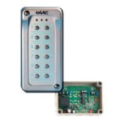 FAAC - KCTL M Backlite Clavier à code anti-vandalisme touches rétroéclairé + centrale - 12204730051