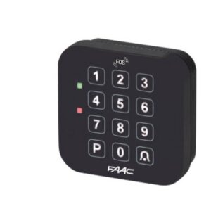 FAAC - KCTS RADIO TOUCH BLACK FDS 433-868MHz CODEKLAVIER - 122KCTSFDS1