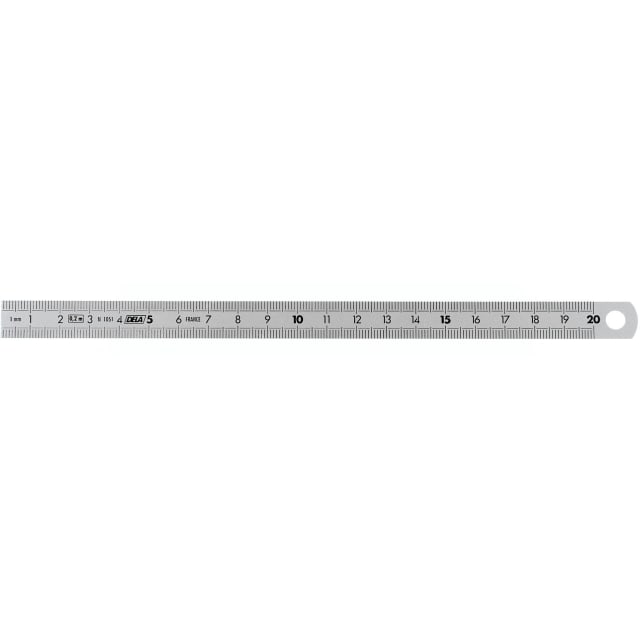 Réglet inox métrique FACOM 300 mm Réglet inox gradué métrique 300 mm double face avec trou de suspension