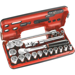 FACOM - COFFRET DOUILLES 1/2' 6PT 21PC - SL.DBOX1PB