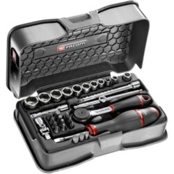 Coffret de douilles 1/4 6 pans R.161B, configuration visible