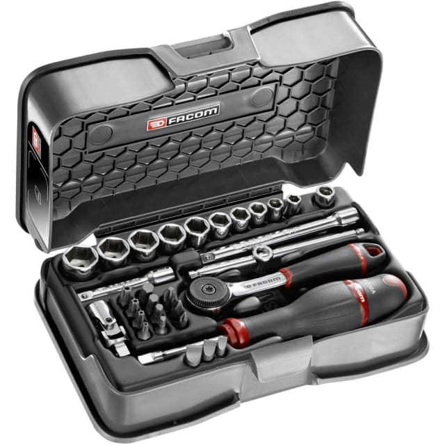 FACOM - Coffret de douilles 1/4 6-pans pounces FACOM - Coffret de douilles 1/4 6-pans pounces