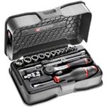 FACOM - Coffret douilles 1/4' 6P IN R.161B 17PC - R.161-2P6U