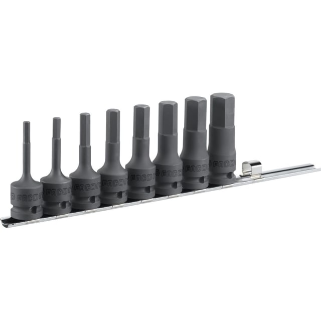 FACOM - Jeu douilles impact TVS 1/2'' 5-19MM5-19 mm - NSHM.J8 FACOM - Jeu douilles impact TVS 1/2'' 5-19MM5-19 mm - NSHM.J8