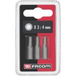 FACOM - LOT de 3 EMBOUTS 25MM 6 PANS - EH1.J3