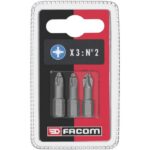 FACOM - LOT de 3 EMBOUTS ED.102T - ED102T.J3