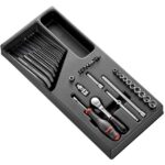 FACOM - MOD douilles 1/4' 6P MM RL.161 36PC - MOD.RL161-26