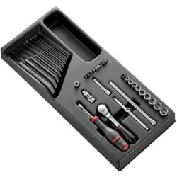 FACOM - MOD douilles 1/4' 6P MM RL.161 36PC - MOD.RL161-26