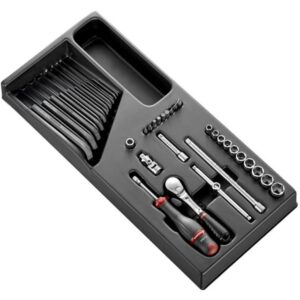 FACOM - MOD douilles 1/4' 6P MM RL.161 36PC - MOD.RL161-26