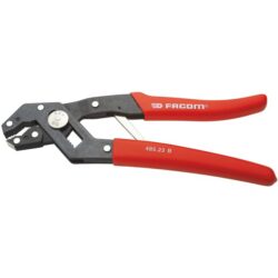 Pince multiprise automatique noire et rouge 23 cm avec réglage automatique et mâchoires crantées