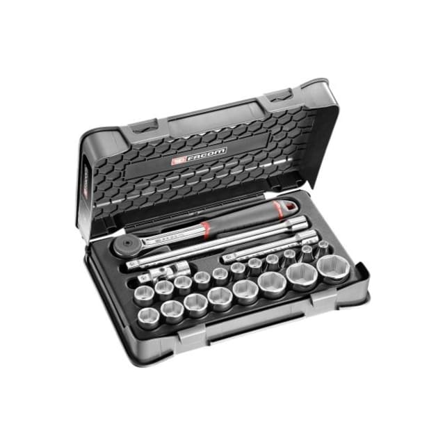 FACOM - OFFRET douille 1/2' SOCKET SET 6PT MM S.161B 23PC - S.161-3P6PB FACOM - OFFRET douille 1/2' SOCKET SET 6PT MM S.161B 23PC - S.161-3P6PB