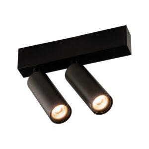 FANTASIA - Lopal spot - 2x 4W AC COB LED - 2700K - 2x 360lm - dimmable - noir - 4014361
