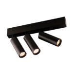 FANTASIA - Lopal spot - 3x 4W AC COB LED - 2700K - 3x 360lm - dimmable - noir - 4014362