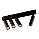 FANTASIA - Lopal spot - 4x 4W AC COB LED - 2700K - 4x 360lm - dimmable - noir - 4014363