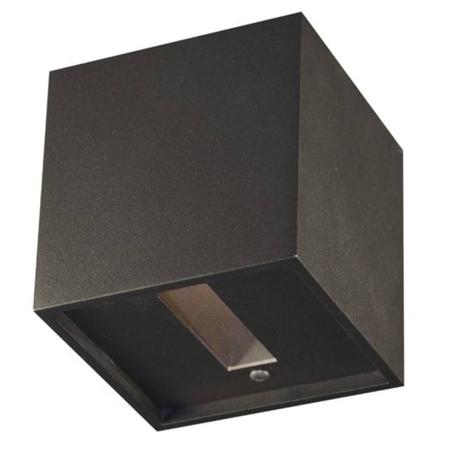FANTASIA Nemo applique murale LED noire Applique murale LED noire cube 4W avec éclairage haut bas