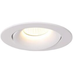 Détails visibles de Spot encastrable orientable GU10 blanc 85 x 25 mm pour Spots encastrés