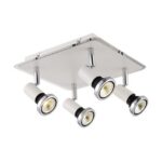 FANTASIA - XZIBIT spot 4xGU10 5W LED incl. blanc/chromé - 3427045