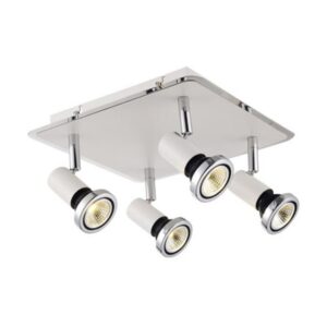 FANTASIA - XZIBIT spot 4xGU10 5W LED incl. blanc/chromé - 3427045