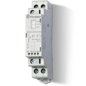 FINDER - Contacteur 2NO 25A 24V AC/DC