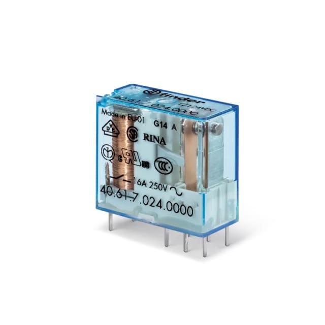 FINDER - Relais circuit imprimé 1RT 16A 24V DC FINDER - Relais circuit imprimé 1RT 16A 24V DC
