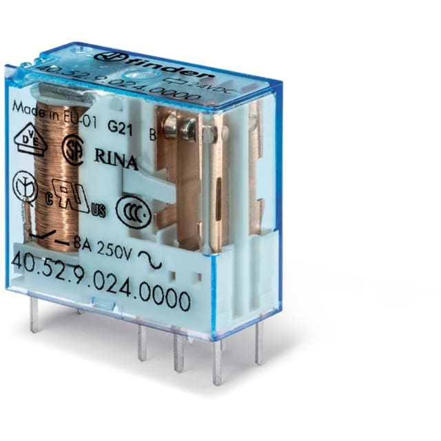 FINDER - Relais circuit imprimé 2RT 8A 12V DC FINDER - Relais circuit imprimé 2RT 8A 12V DC