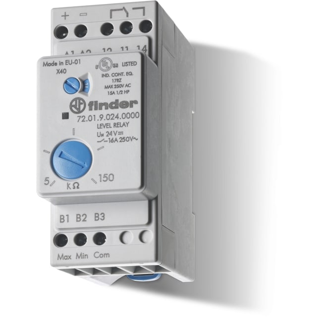 FINDER - Relais contrôle niveau 1RT 16A 230 à 240V AC FINDER - Relais contrôle niveau 1RT 16A 230 à 240V AC