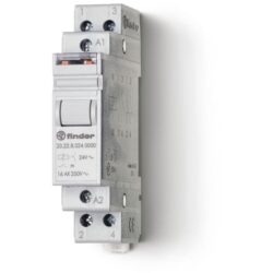 Télérupteur volet roulant 2NO 16A 230V, montage barre DIN