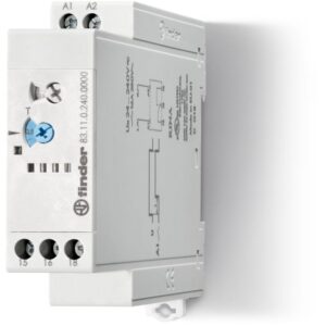 FINDER - Tempo fonction AI multitension 1RT 16A 24-240VAC/DC