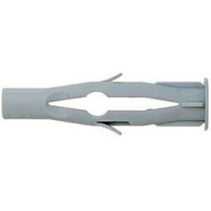 Cheville universelle nylon grise FU 6x35 avec ailettes d expansion