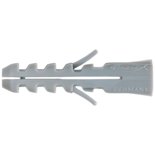 Cheville nylon S 12 FISCHER COBEMABEL Cheville nylon S 12 diamètre 12 mm longueur 60 mm grise avec ailettes de maintien