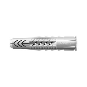 Cheville universelle UX 6x35 mm à collerette avec structure d expansion crantée