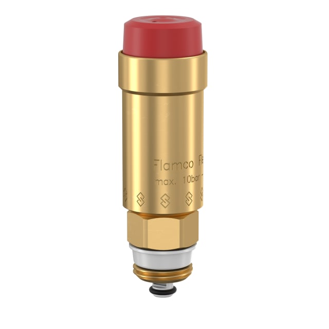 FLAMCO Flexvent R 1 2 Purgeur d air Purgeur d air automatique en laiton avec capuchon rouge et raccord fileté 1 2
