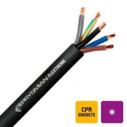 FLEXTREME - H07RN-F câble caoutchouc souple Prysmian 750V Eca AD8 noir 3G6mm² - FLEXTREME3G6-ECA B 1000