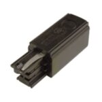 FLOS - Live end right black for 3-phase track - 60.3038.14