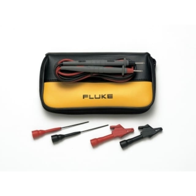 FLUKE Jeu de cordons TL80A Jeu de cordons de mesure pour multimètre avec étui rigide et pointes rouge noir