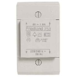 FRIEDLAND - Transfo sonnerie 240V 8V 1A plat - D753