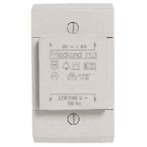 FRIEDLAND - Transfo sonnerie 240V 8V 1A plat - D753