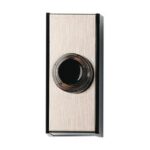FRIEDLAND - bouton poussoir 1-24V AC/DC 2A métallique gris argenté noir bouton poussoir - D611