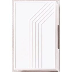 FRIEDLAND - sonnette filaire incl. 8V transfo (jusqu'à 60m) 80dB 2 melodies blanc - D3126