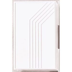 FRIEDLAND - sonnette filaire incl. 8V transfo (jusqu'à 60m) 80dB 2 melodies blanc - D3126